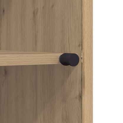 vidaXL Sideboard Artisan oak 35 x 37 x 76 cm Engineered Wood