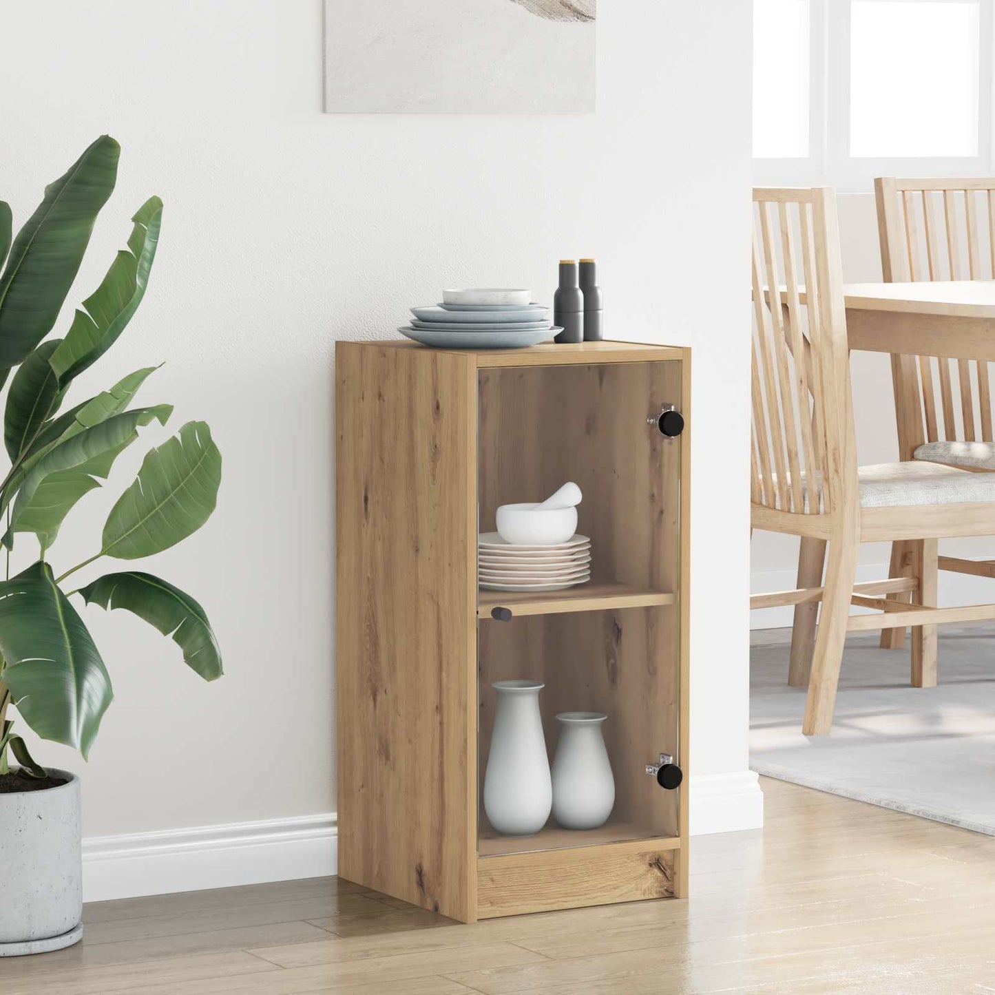 vidaXL Sideboard Artisan oak 35 x 37 x 76 cm Engineered Wood