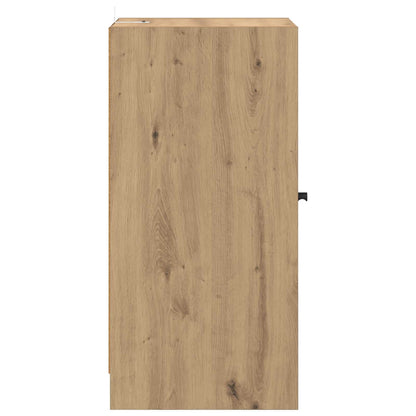 vidaXL Sideboard Artisan oak 35 x 37 x 76 cm Engineered Wood