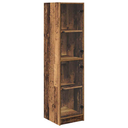 vidaXL Highboard Old Wood 35 x 37 x 142 cm Engineered Wood