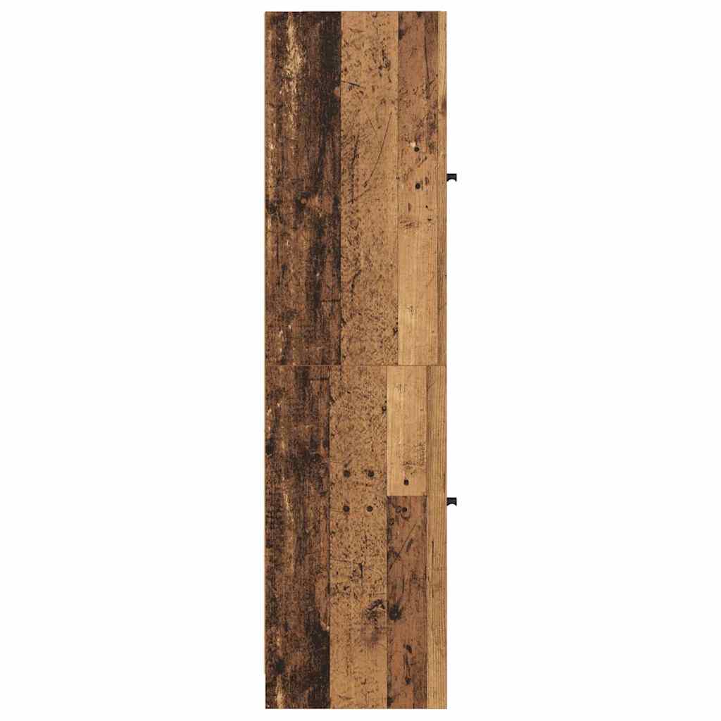vidaXL Highboard Old Wood 35 x 37 x 142 cm Engineered Wood