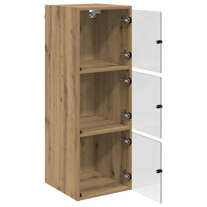 vidaXL Wall Cabinet 35 x 37 x 102 cm Engineered Wood Artisan Oak