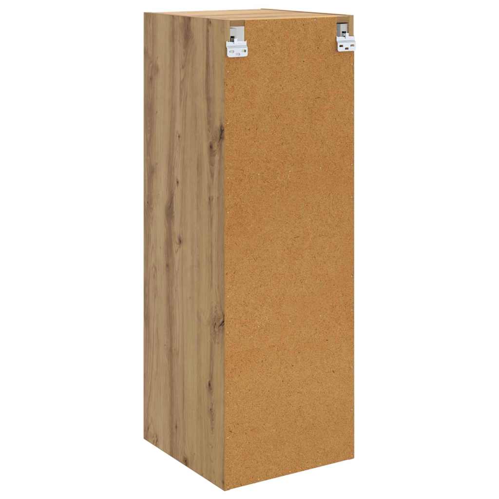 vidaXL Wall Cabinet 35 x 37 x 102 cm Engineered Wood Artisan Oak