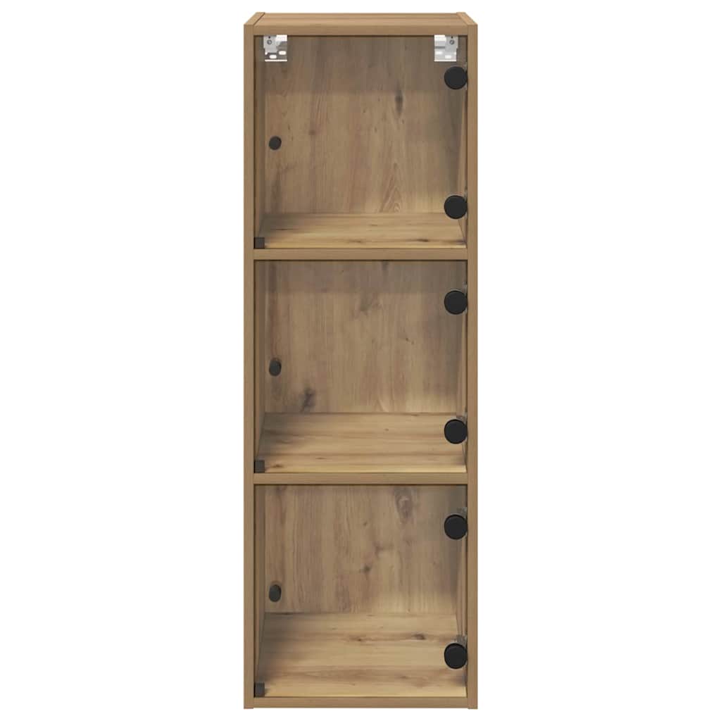 vidaXL Wall Cabinet 35 x 37 x 102 cm Engineered Wood Artisan Oak