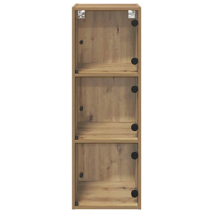 vidaXL Wall Cabinet 35 x 37 x 102 cm Engineered Wood Artisan Oak