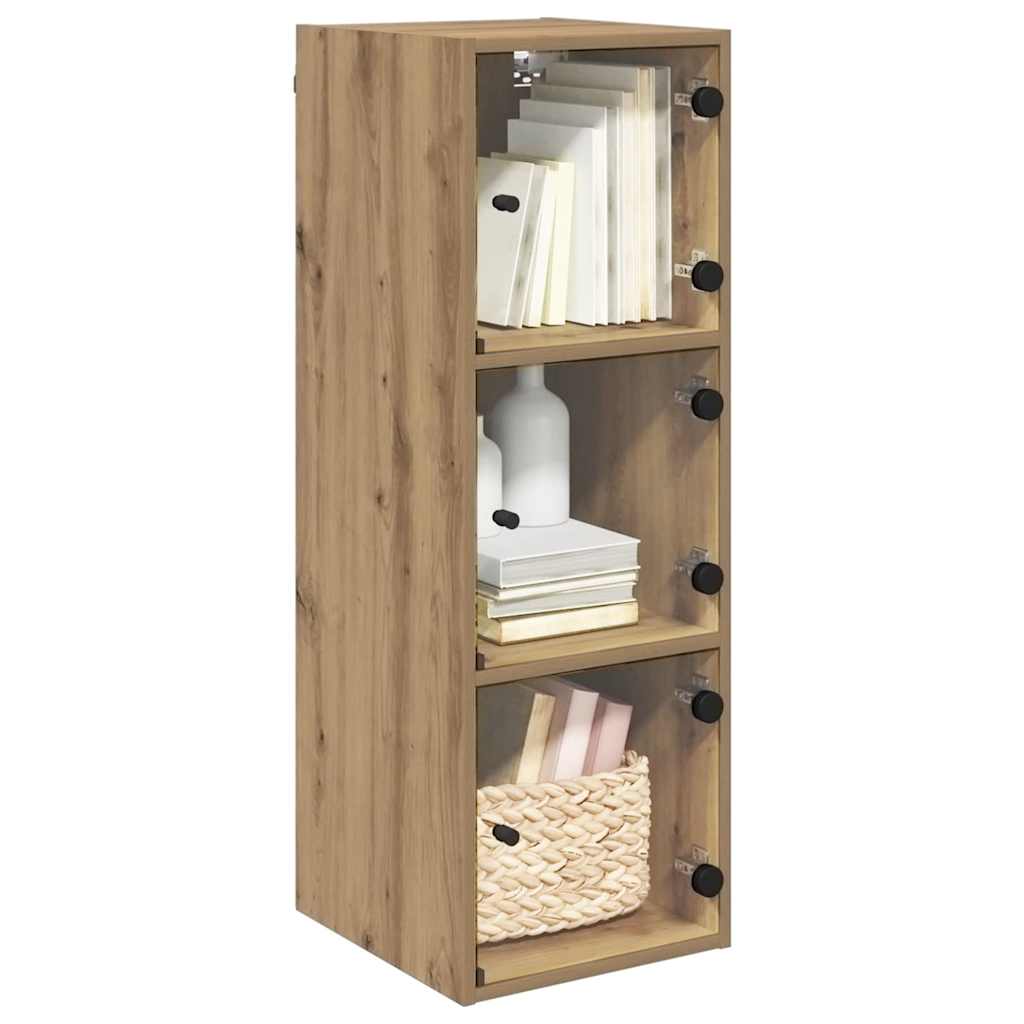 vidaXL Wall Cabinet 35 x 37 x 102 cm Engineered Wood Artisan Oak