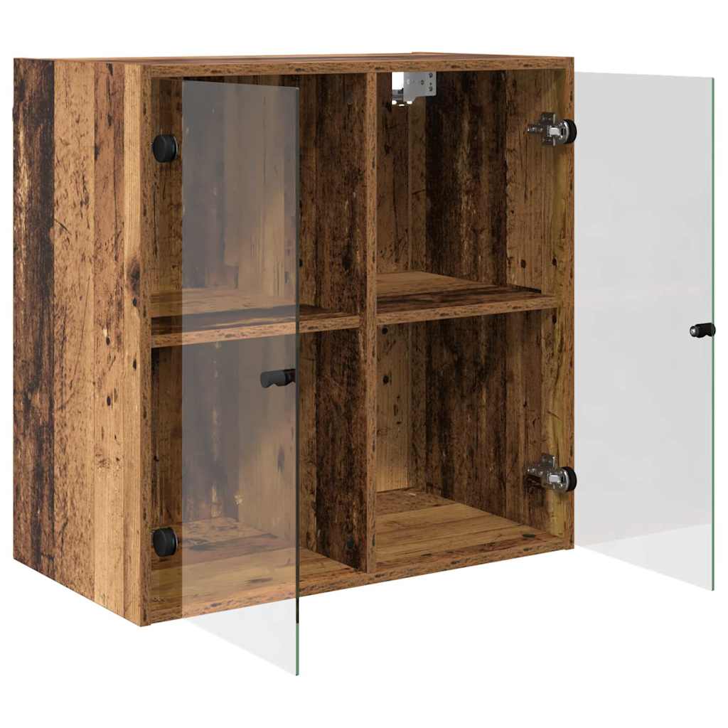 vidaXL Wall Cabinet Old Wood 68 x 37 x 68.5 cm Engineered Wood