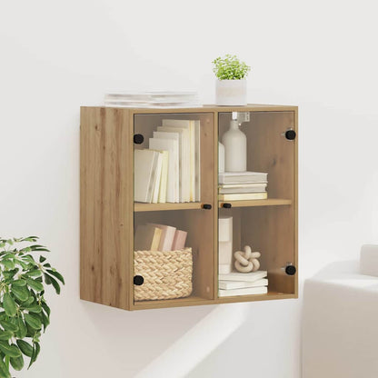 vidaXL Wall Cabinet 68 x 37 x 68.5 cm Engineered Wood Artisan Oak
