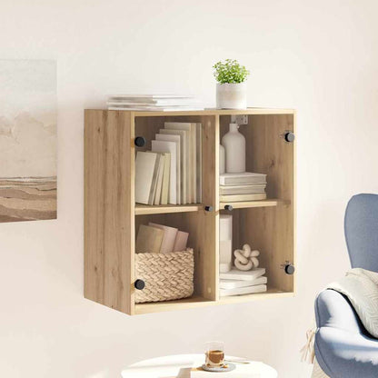 vidaXL Wall Cabinet 68 x 37 x 68.5 cm Engineered Wood Artisan Oak