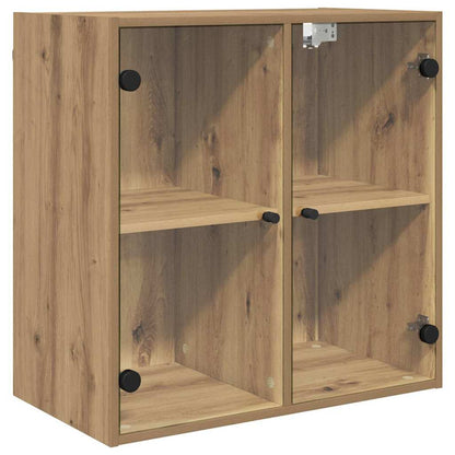 vidaXL Wall Cabinet 68 x 37 x 68.5 cm Engineered Wood Artisan Oak
