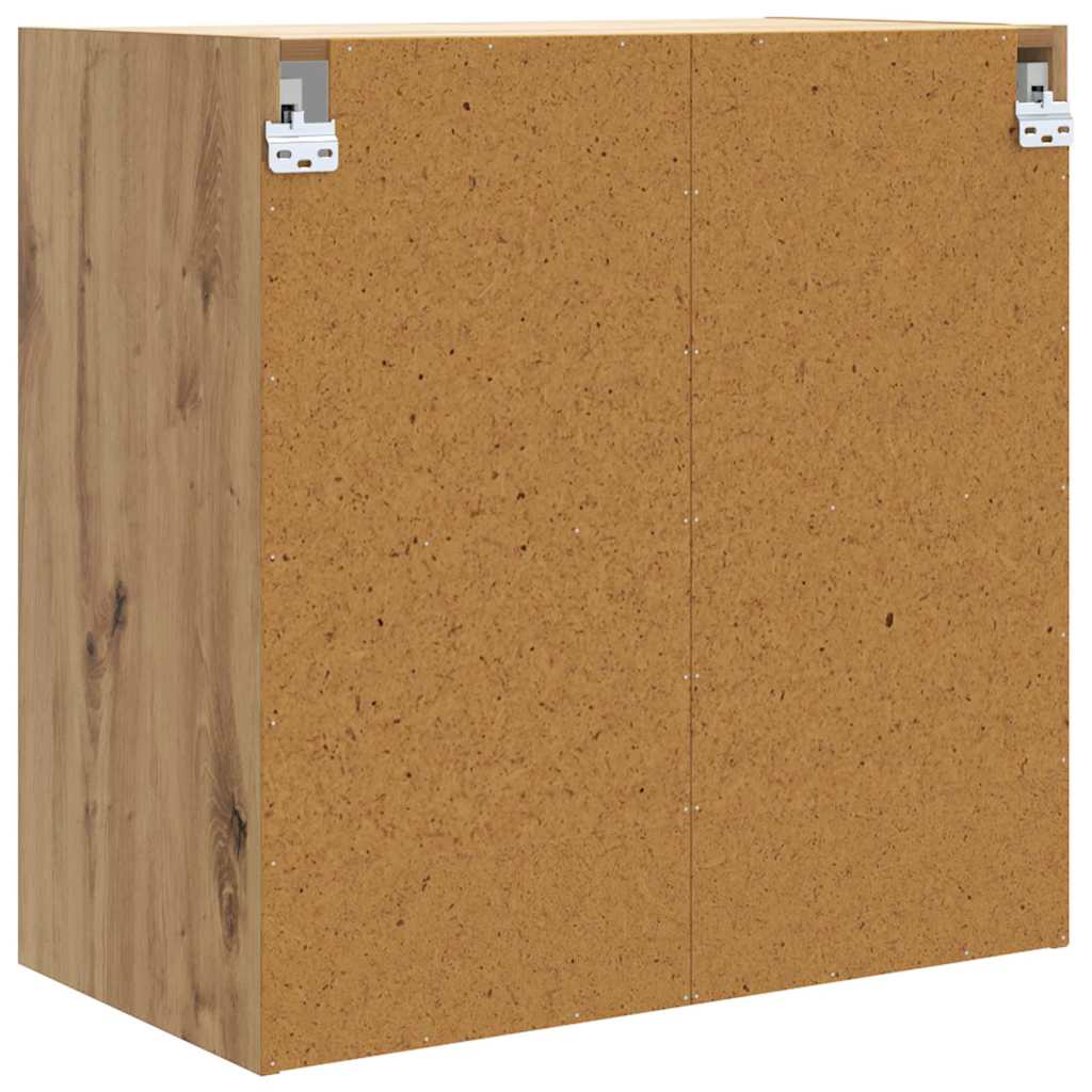 vidaXL Wall Cabinet 68 x 37 x 68.5 cm Engineered Wood Artisan Oak