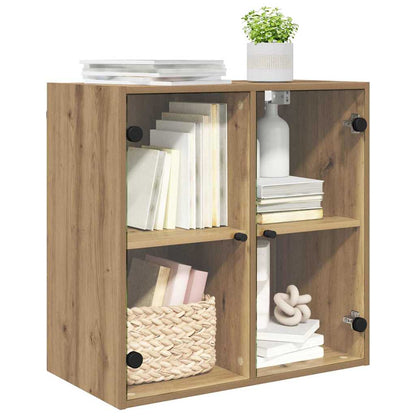vidaXL Wall Cabinet 68 x 37 x 68.5 cm Engineered Wood Artisan Oak