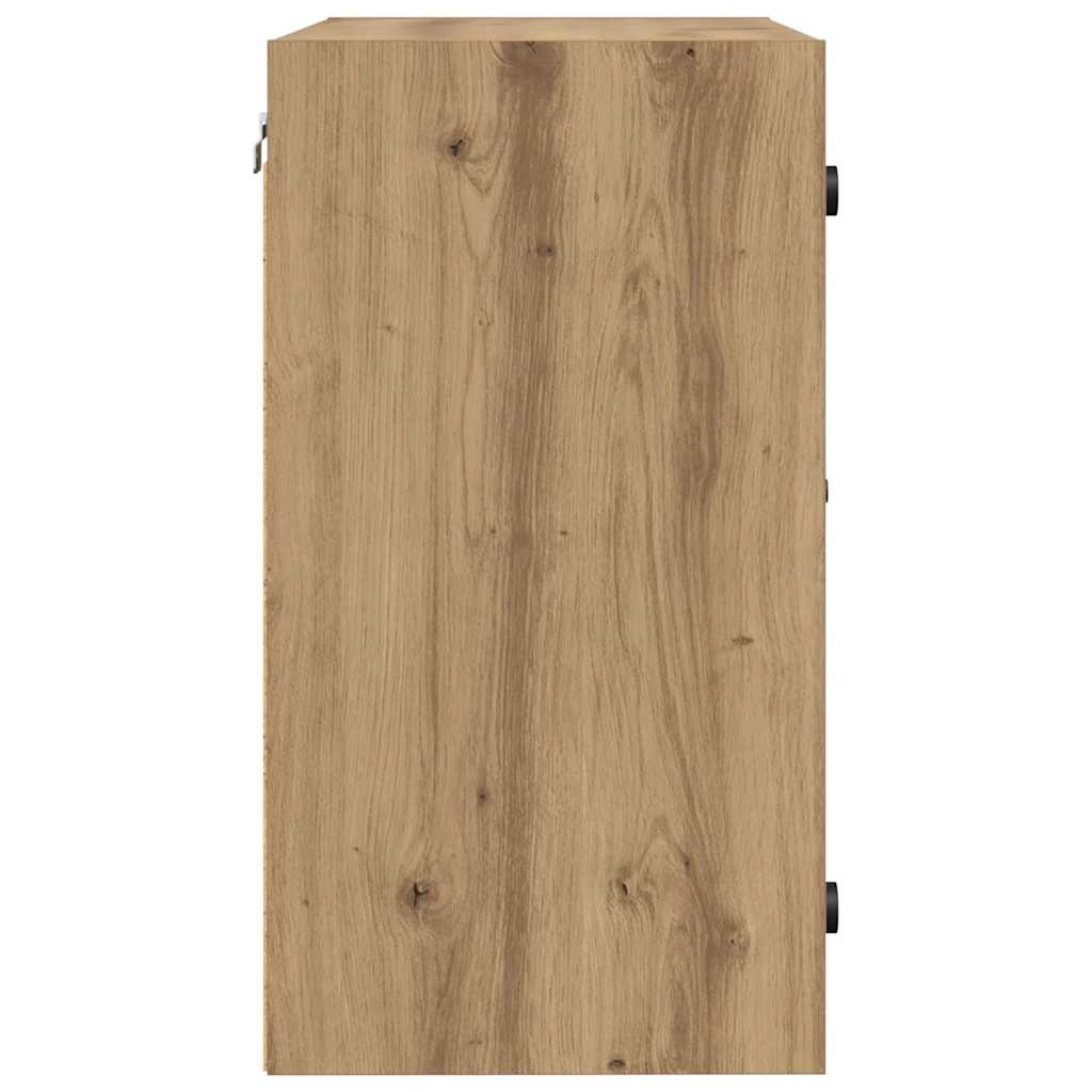 vidaXL Wall Cabinet 68 x 37 x 68.5 cm Engineered Wood Artisan Oak