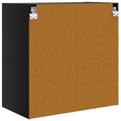 vidaXL Wall Cabinet Black Oak 68 x 37 x 68.5 cm Engineered Wood
