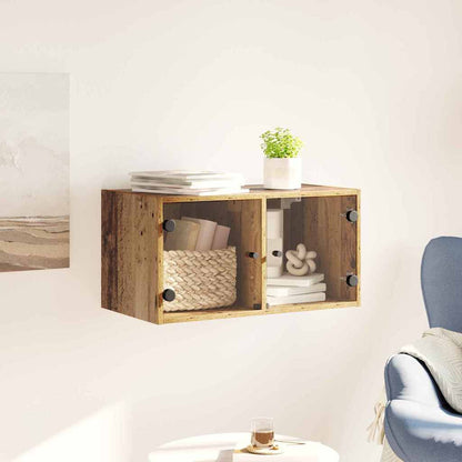 vidaXL Wall Cabinet Old Wood 68 x 37 x 35 cm Engineered Wood