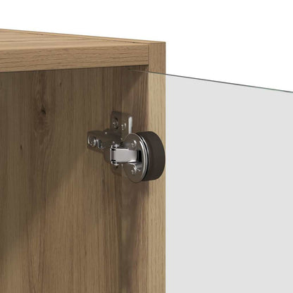 vidaXL Wall Cabinet Artisan Oak 68 x 37 x 35 cm Engineered Wood