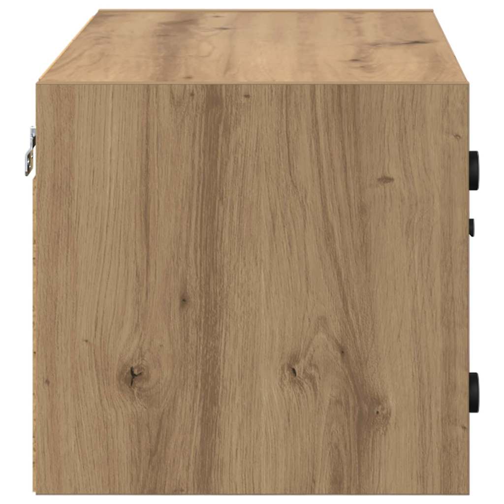 vidaXL Wall Cabinet Artisan Oak 68 x 37 x 35 cm Engineered Wood