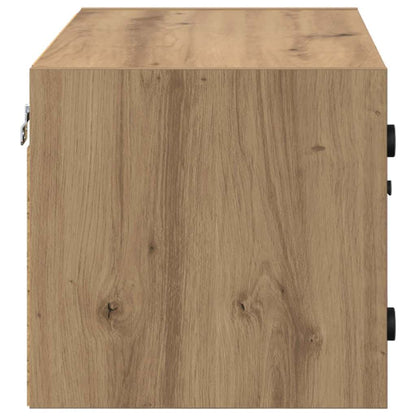 vidaXL Wall Cabinet Artisan Oak 68 x 37 x 35 cm Engineered Wood