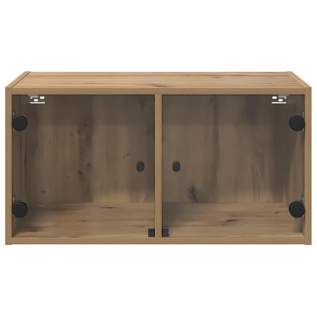 vidaXL Wall Cabinets 2 pcs 68 x 37 x 35 cm Engineered Wood Artisan Oak