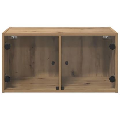 vidaXL Wall Cabinets 2 pcs 68 x 37 x 35 cm Engineered Wood Artisan Oak