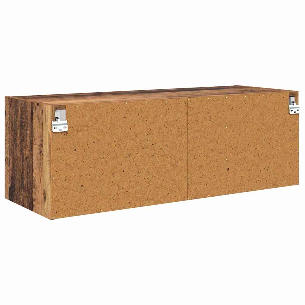 vidaXL Wall Cabinet Old Wood 102 x 37 x 35 cm Engineered Wood