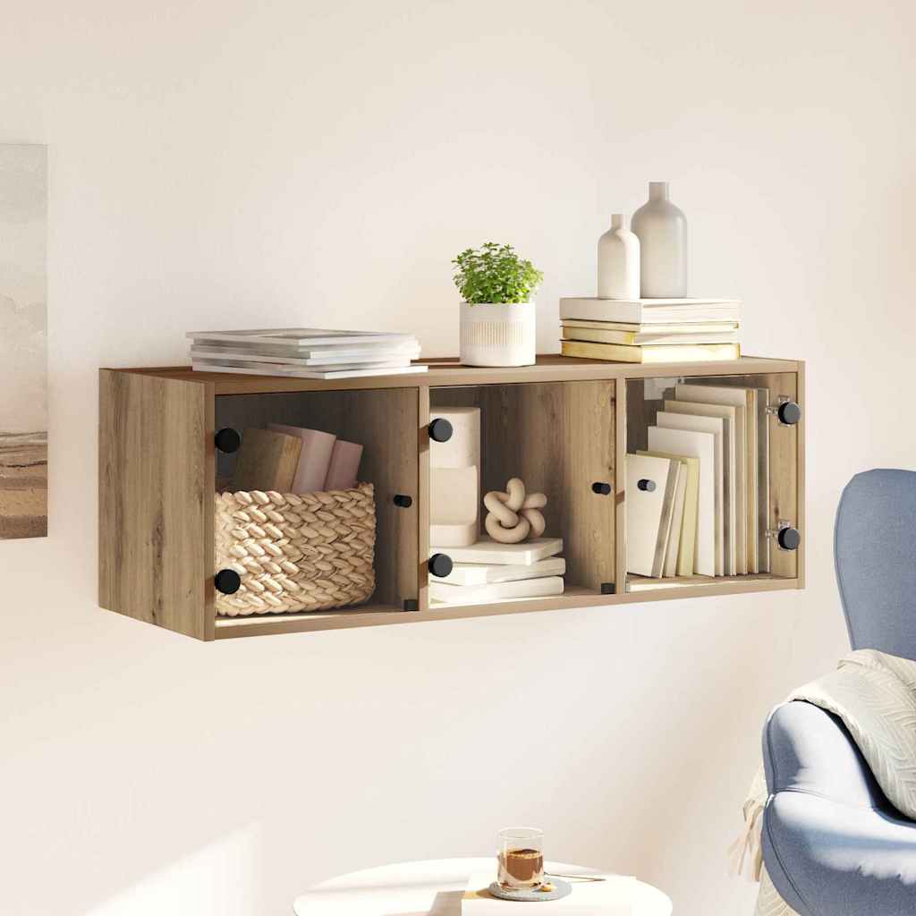 vidaXL Wall Cabinet Artisan Oak 102 x 37 x 35 cm Engineered Wood