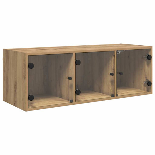 vidaXL Wall Cabinet 102 x 37 x 35 cm Engineered Wood Artisan Oak