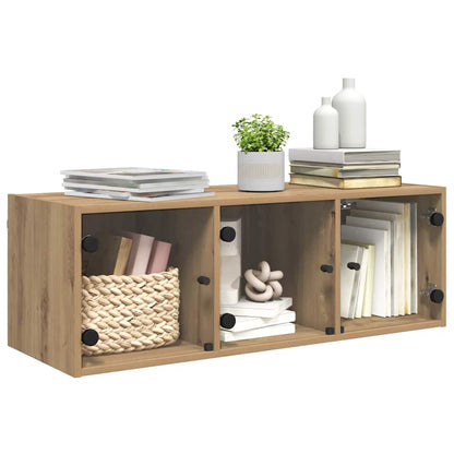 vidaXL Wall Cabinet 102 x 37 x 35 cm Engineered Wood Artisan Oak