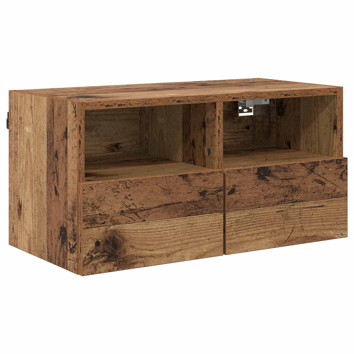 vidaXL TV Wall Cabinets 2 pcs Old Wood Engineered Wood