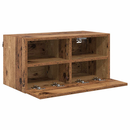 vidaXL TV Wall Cabinets 2 pcs Old Wood Engineered Wood