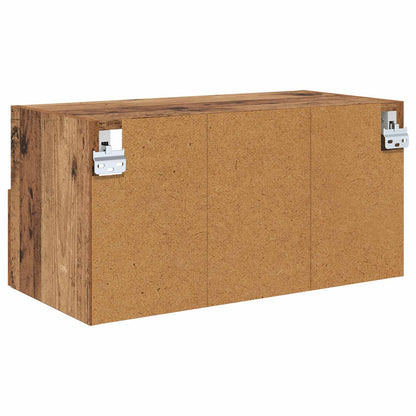 vidaXL TV Wall Cabinets 2 pcs Old Wood 60 x 30 x 30 cm Engineered Wood