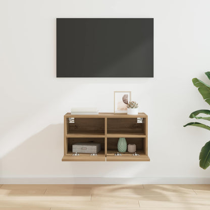 vidaXL TV Wall Cabinet 60 x 30 x 30 cm Artisan Oak Engineered Wood