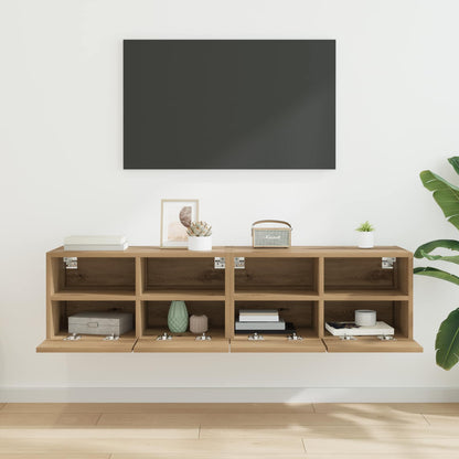 vidaXL TV Wall Cabinets 2 pcs Artisan Oak Engineered Wood