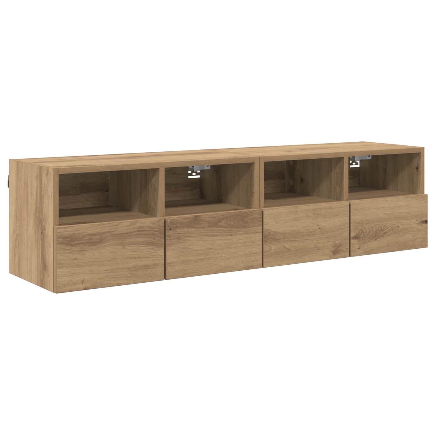 vidaXL TV Wall Cabinets 2 pcs Artisan Oak Engineered Wood