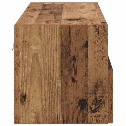 vidaXL TV Wall Cabinets 2 pcs Old Wood 80 x 30 x 30 cm Engineered Wood