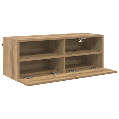 vidaXL TV Wall Cabinet 80 x 30 x 30 cm Artisan Oak Engineered Wood