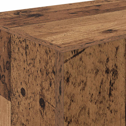 vidaXL TV Wall Cabinet Old Wood 40.5x30x40cm Engineered Wood