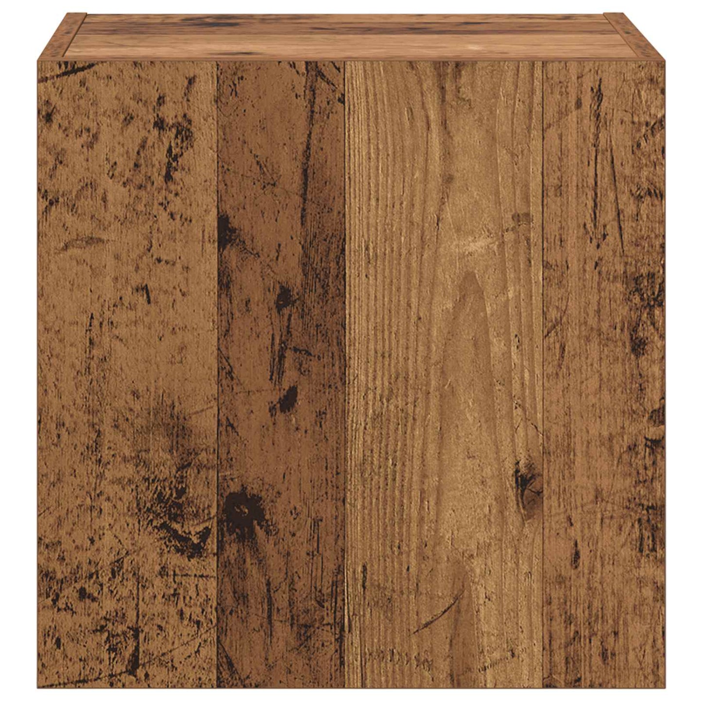 vidaXL TV Wall Cabinet Old Wood 40.5x30x40cm Engineered Wood