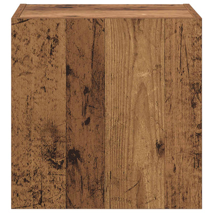 vidaXL TV Wall Cabinet Old Wood 40.5x30x40cm Engineered Wood