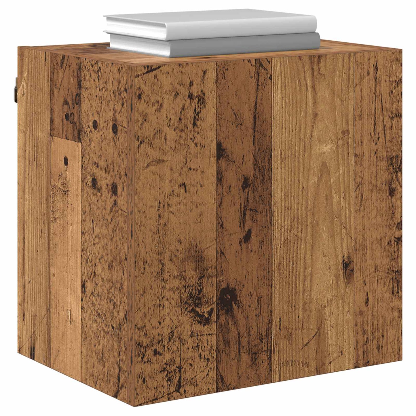 vidaXL TV Wall Cabinet Old Wood 40.5x30x40cm Engineered Wood
