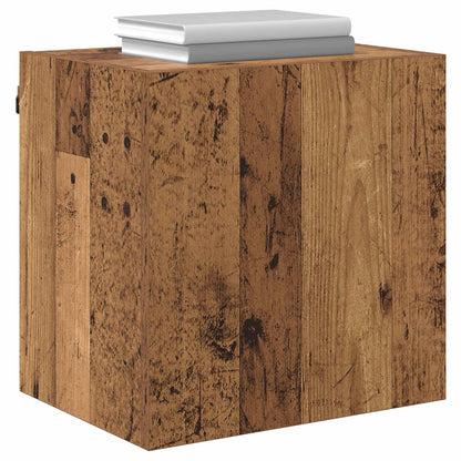 vidaXL TV Wall Cabinet Old Wood 40.5x30x40cm Engineered Wood