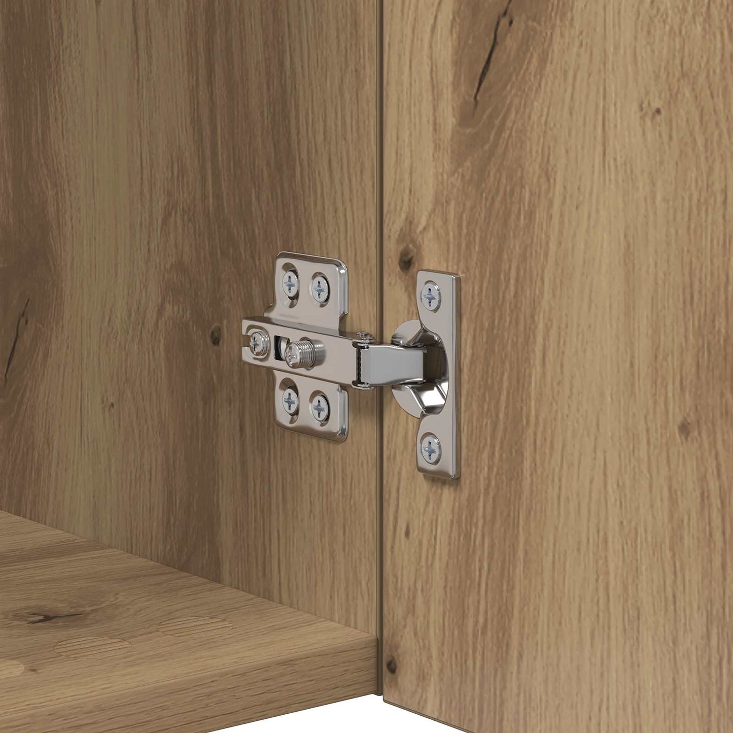 vidaXL TV Wall Cabinet 40.5x30x40cm Artisan Oak Engineered Wood