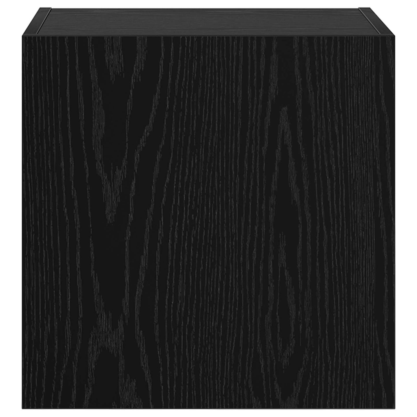 vidaXL TV Wall Cabinet Black Oak 40.5x30x40cm Engineered Wood