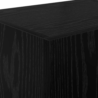 vidaXL TV Wall Cabinets 2 pcs Black Oak 40.5x30x40cm Engineered Wood