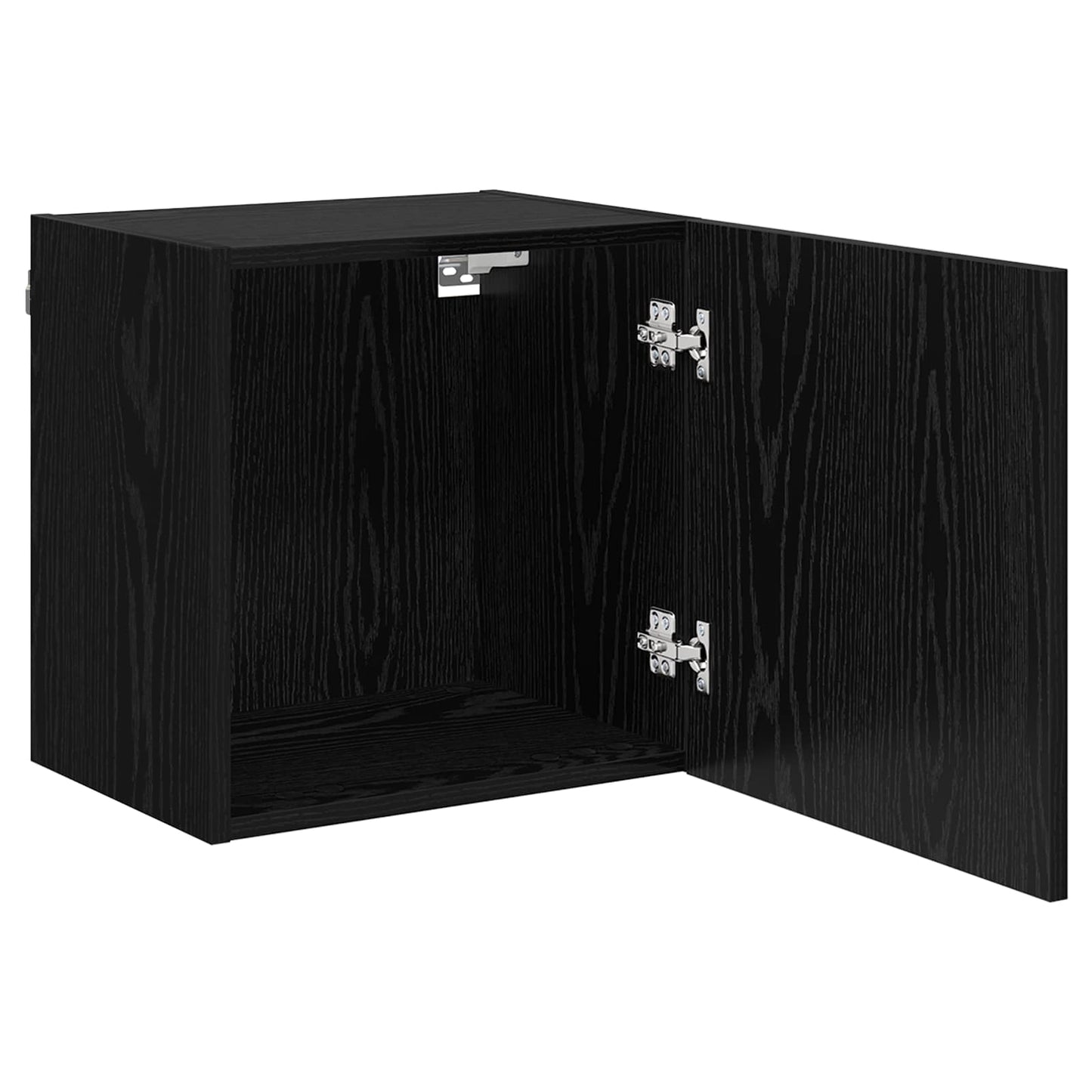 vidaXL TV Wall Cabinets 2 pcs Black Oak 40.5x30x40cm Engineered Wood