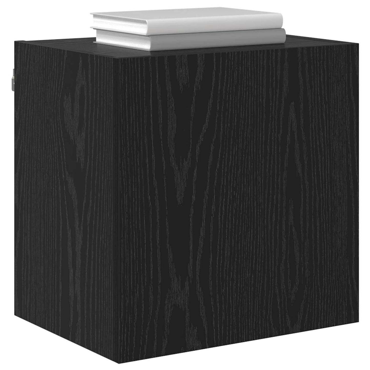 vidaXL TV Wall Cabinets 2 pcs Black Oak 40.5x30x40cm Engineered Wood