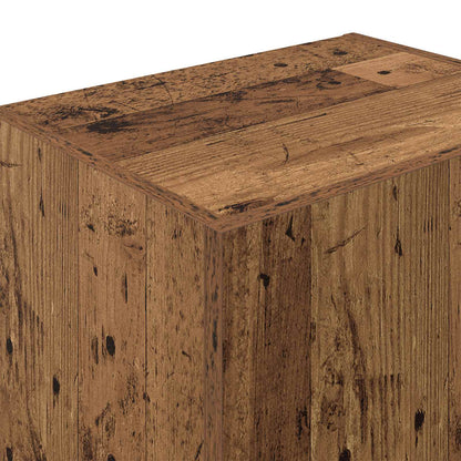 vidaXL TV Wall Cabinet 40.5 x 30 x 102 cm Old Wood Engineered Wood