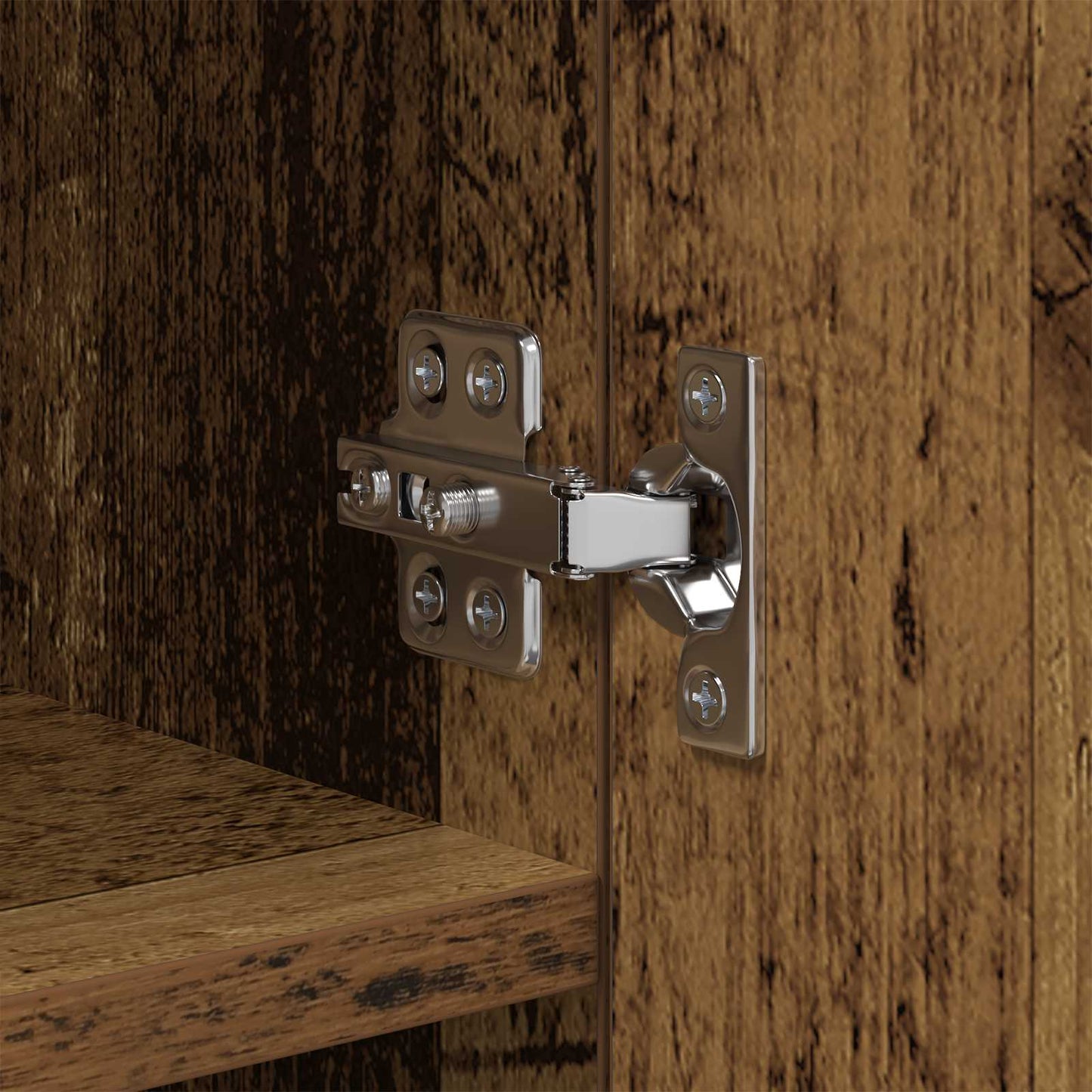 vidaXL TV Wall Cabinet Old Wood 40.5 x 30 x 102 cm Engineered Wood