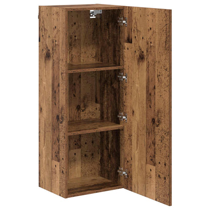 vidaXL TV Wall Cabinet Old Wood 40.5 x 30 x 102 cm Engineered Wood