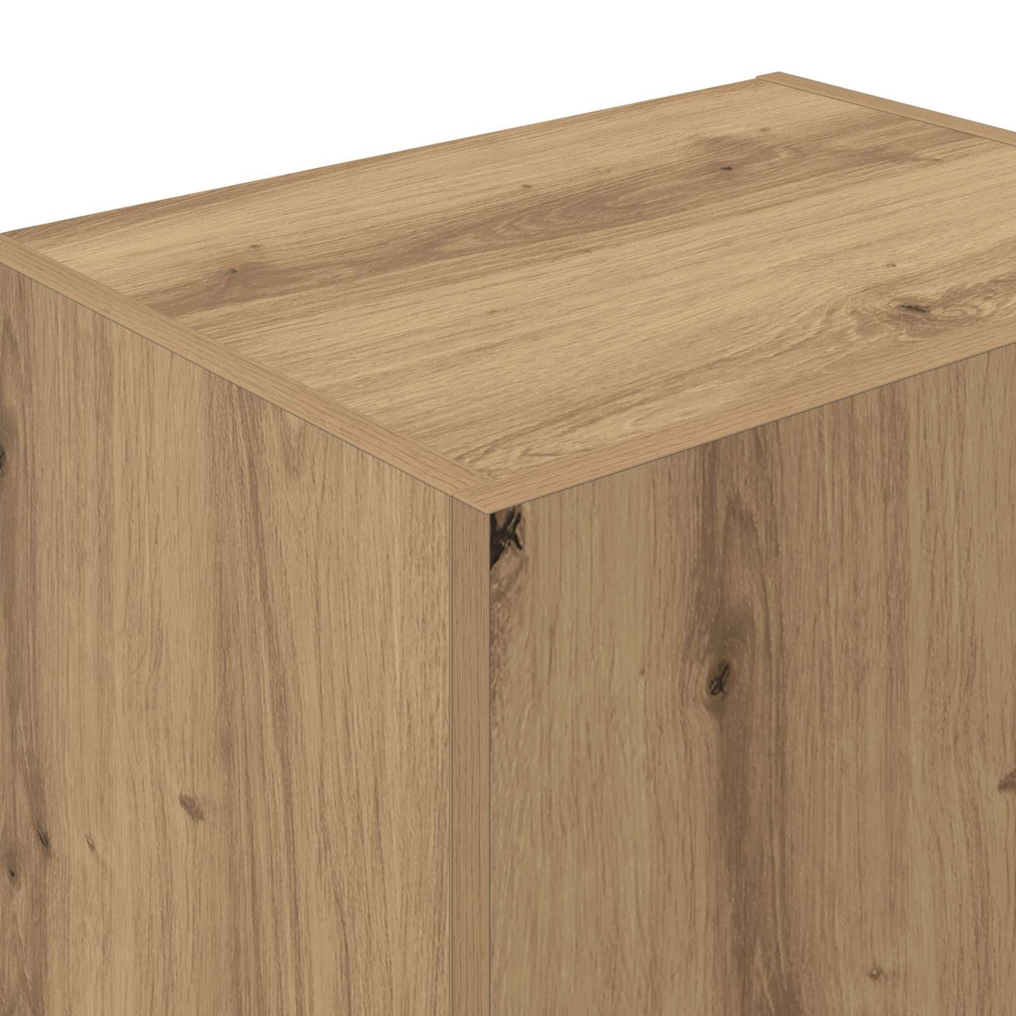 vidaXL TV Wall Cabinet 40.5 x 30 x 102 cm Artisan Oak Engineered Wood